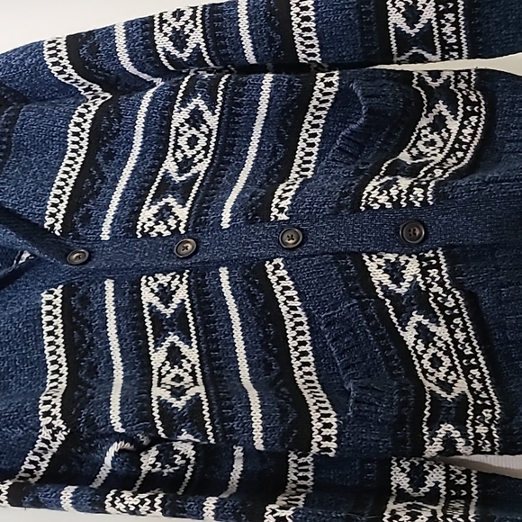 Old Navy Large Men's Blue Cardigan-style Sweater - Picture 2 of 4